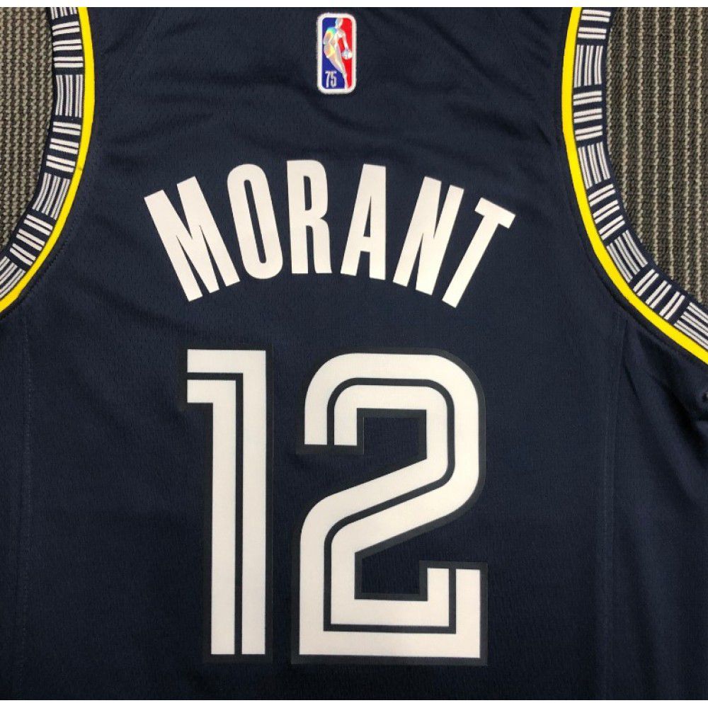Memphis Grizzlies Ja Morant #12 Black 2021/22 Diamond Swingman Jersey - City Edition-Pro Kit Vault | Brand New 26/27 Sports Jerseys